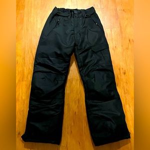 NWOT Boys Black Snow Layering Pants - Sz: 7/8